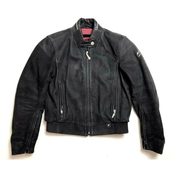 BMW Jackets & Blazers - BMW Atlantis 2 Motorcycle Jacket Black Leather Padded Lined Heavy Women's $1100